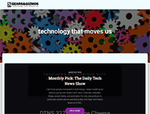 Tablet Screenshot of gearsandgizmos.com